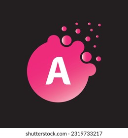 Letter A logo design for business and education