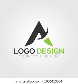 A Letter Logo Design Business Template Vector 