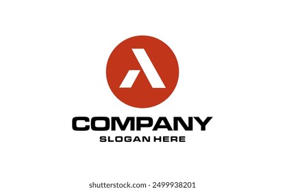 Letter logo design with circle shape for technology company,industry,motors