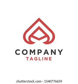 Letter A logo design. Classy, unique, simple, and memorable logo. Premium business logotype. Graphic alphabet symbol for corporate business identity.