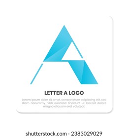 letter a logo design for company initials