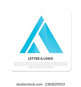 letter a logo design for company initials