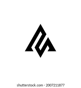 letter A logo design concept