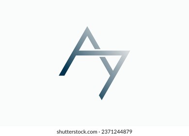 letter logo design with letter a concept 