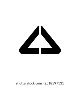 A letter logo design concept