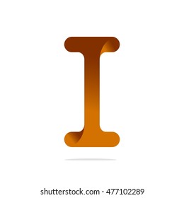 Letter I logo design concept