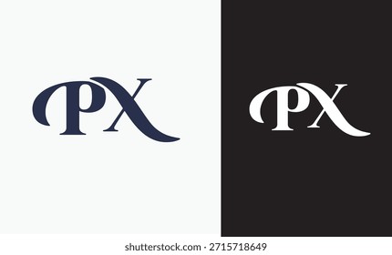Diseño de logotipo de letra | Concepto con letra P y X 