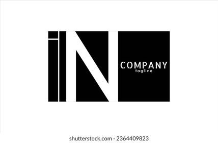 Concepto de diseño de logotipos en letras. Ilustración del logotipo del vector.