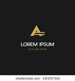 A Letter Logo Design with Creative
