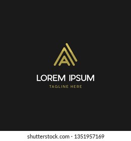 A Letter Logo Design with Creative