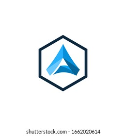 Diseño de logotipo carta con creativo
