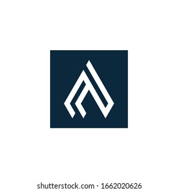 A Letter Logo Design with Creative