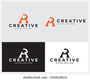 A Letter Logo Design with Creative