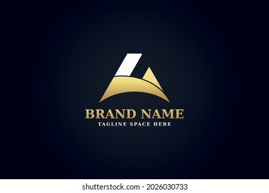 letter A logo design creative 