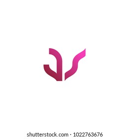 Letter AS Logo Design. Creative Alphabet Vector.