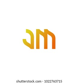 Letter AM Logo Design. Creative Alphabet Vector.