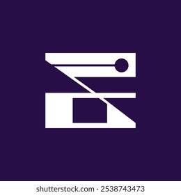 Concepto creativo del diseño del logotipo de la letra con el Vector de Premium del elemento