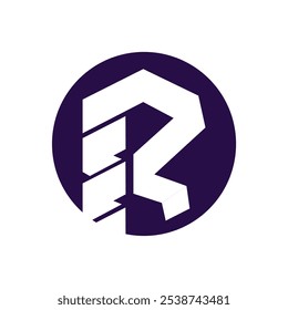 Concepto creativo del diseño del logotipo de la letra con el Vector de Premium del elemento