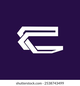 Concepto creativo del diseño del logotipo de la letra con el Vector de Premium del elemento