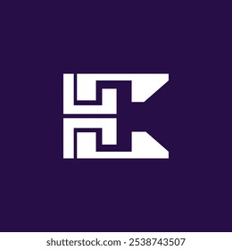 Logotipo Carta conceito criativo com elemento Premium Vetor
