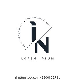 in Letter Logo Design with a Creative Cut. Creative logo design