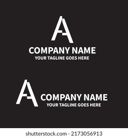 A Letter Logo Design with Creative Graphical design. (editable)
