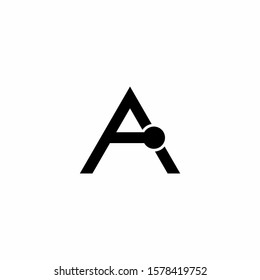 A Letter Logo Design with Creative Modern