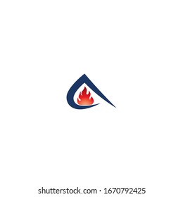 A letter logo design and creative sign
