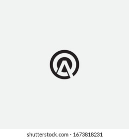 A letter logo design and creative sign