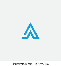 A LETTER LOGO DESIGN AND CREATIVE SIGN