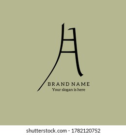 UN DISEÑO DE LOGOTIPO DE CARTA Y UN SIGNO CREATIVO