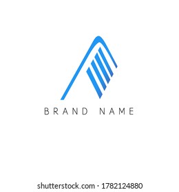 A LETTER LOGO DESIGN AND CREATIVE SIGN