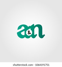 an Letter Logo Design. Creative Letter Logo Template.