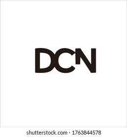 LETTER LOGO DESIGN "DCN". THIS LOGO IS FOR YOUR COMPANY'S NAME AND YOUR ITEM BRAND IDENTITY