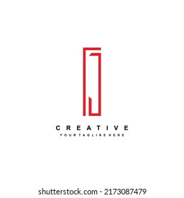 
Letter I logo design with elegant and luxurious style. Red line shape. suitable for Business Logo, Technology, company, etc. Logo Template Elements. initial letter I logo. I design