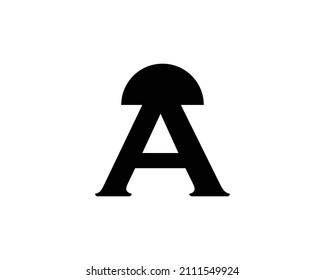 LETTER A LOGO DESIGN ELEMENT 