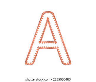 A letter logo design element 