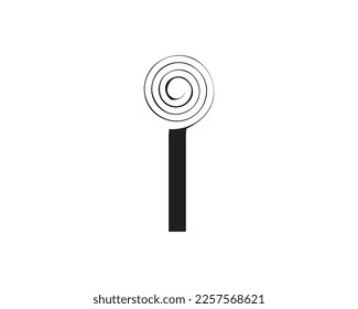 Elemento de diseño de logotipo de letra