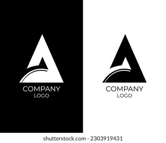 A letter logo design element