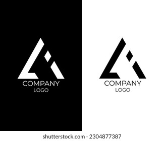 A letter logo design element