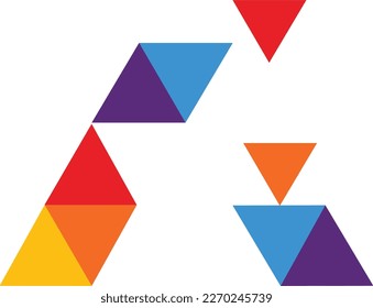 Un elemento de diseño de logotipo de letra para uso digital del logotipo