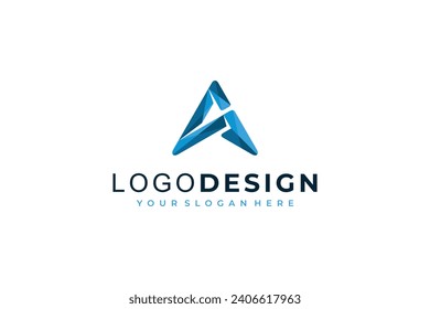 Letter A Logo Design Element, symbol for business and company