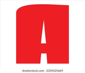 A letter logo design elements