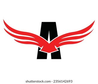 Un símbolo de diseño de logotipo de letra
