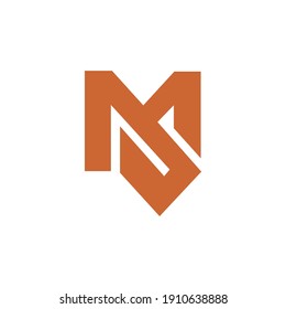 AM letter logo design eps