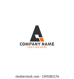 Letter A logo Design. Flat Illustration of Letter A vector. 