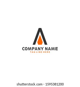 Letter A logo Design. Flat Illustration of Letter A vector. 