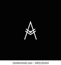 A letter logo design fully customize vector file