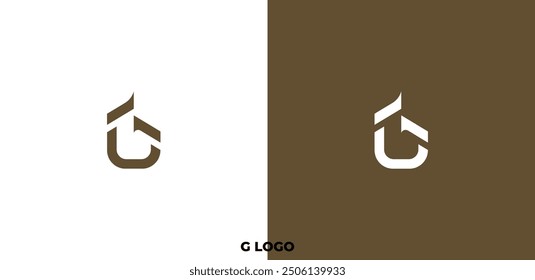 Diseño del logotipo de la letra G, diseño del logotipo de la letra G, premium, moderno, simple.