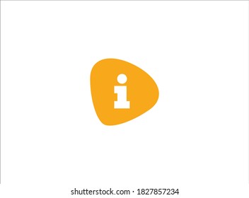 I letter logo design. Icon design